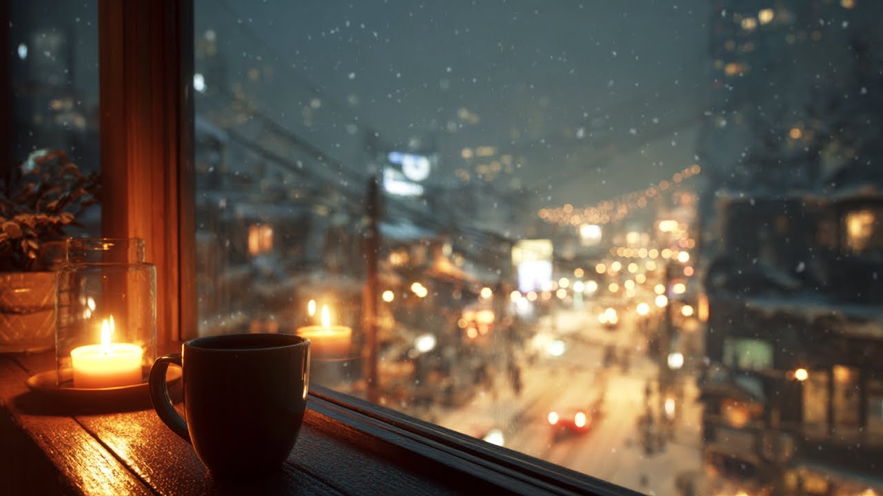 Snow Storm Ambience for Sleep ❄️ Relaxing Winter Sounds for Deep Sleep, Study & Focus