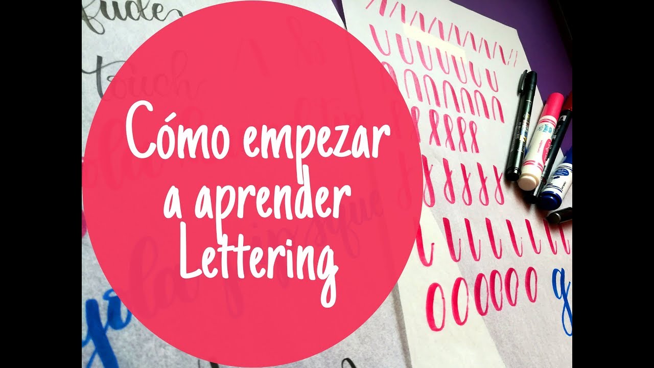 Lettering Basico! | Cómo iniciar y qué materiales usar - YouTube