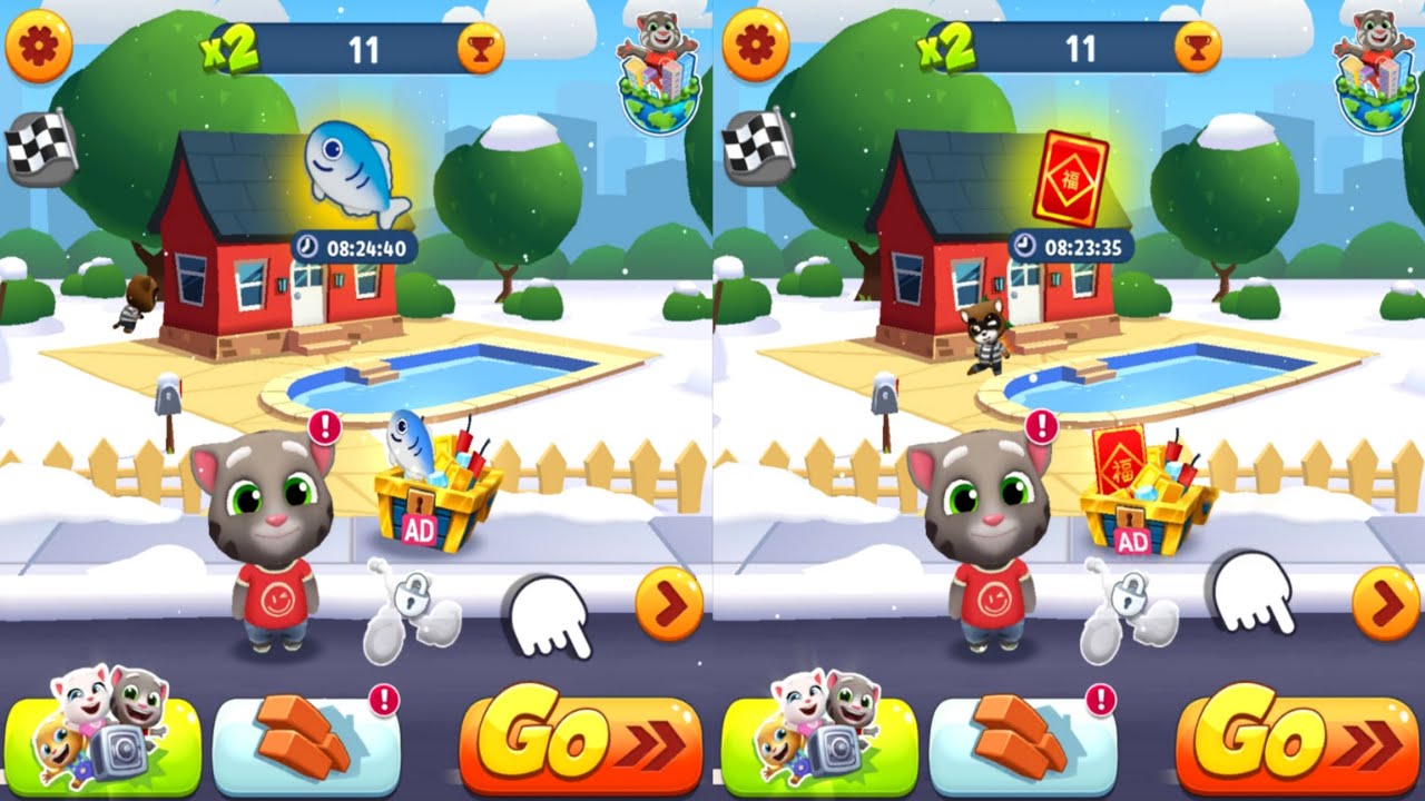 Talking Tom Gold Run Android iOS - Arctic Adventure vs Fortune Festival 2026