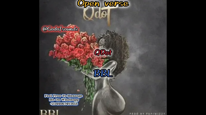 Qdot - BBL | OPEN VERSE | Freebeat Instrumental BEAT + HOOK Afrobeat Dancehall Fuji - Godofsoundz
