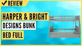 Harper & Bright Designs Bunk Bed Full Over Full