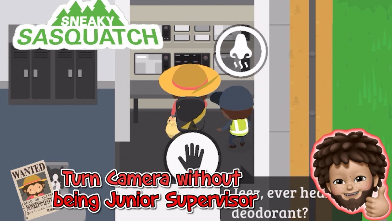 Sneaky Sasquatch Turn Security Camera without being a Junior