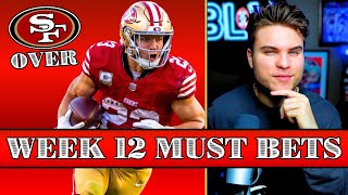 NFL Week 12 OVER/UNDERS You NEED to BET!! | NFL Best Bets 2025