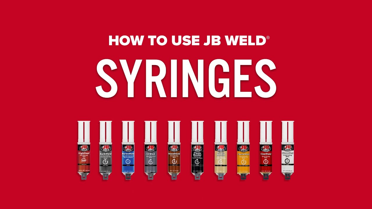 How To Use JB Weld Syringes YouTube