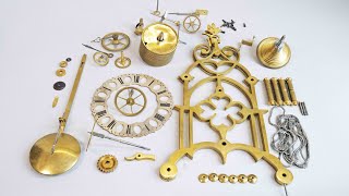 READ Repairs #006 Fusee driven mantel clock with a skeletonized movement frame 2023_12_26