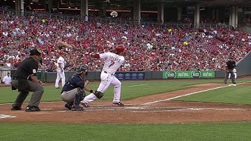 MIN@CIN: Suarez doubles home a pair in the 3rd