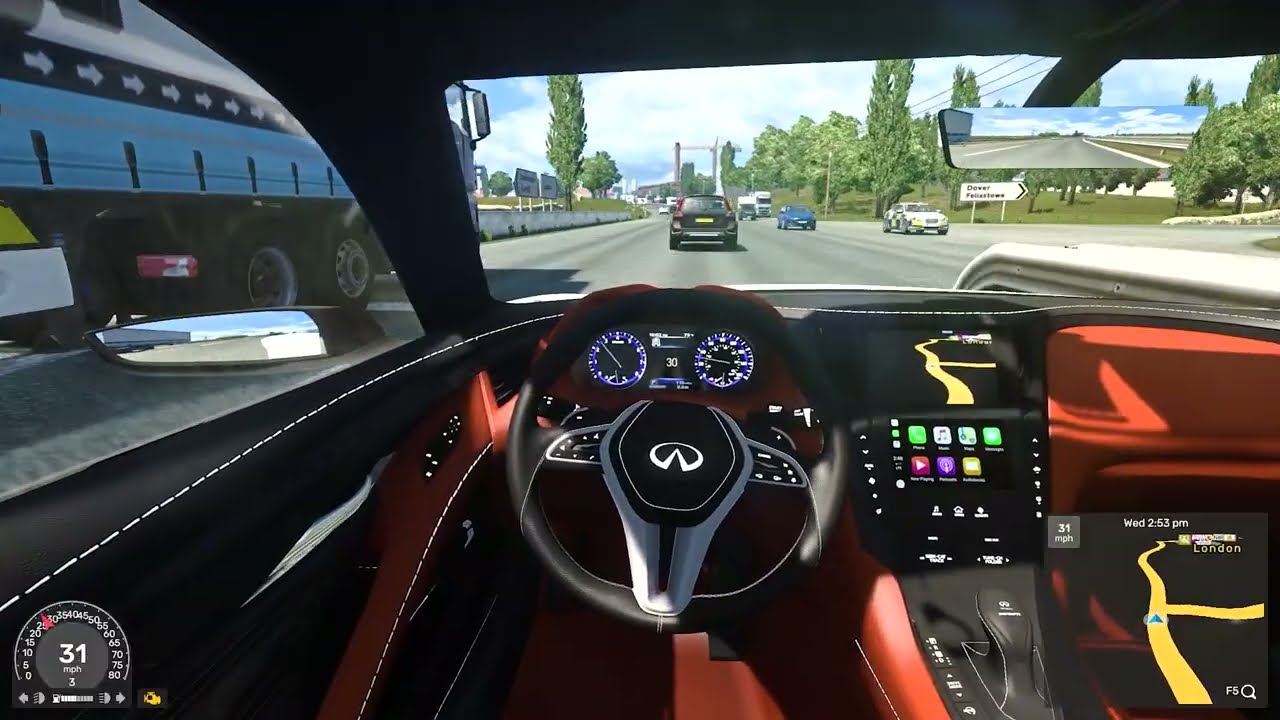 Smooth & Satisfying Driving in Traffic with Logitech Wheel