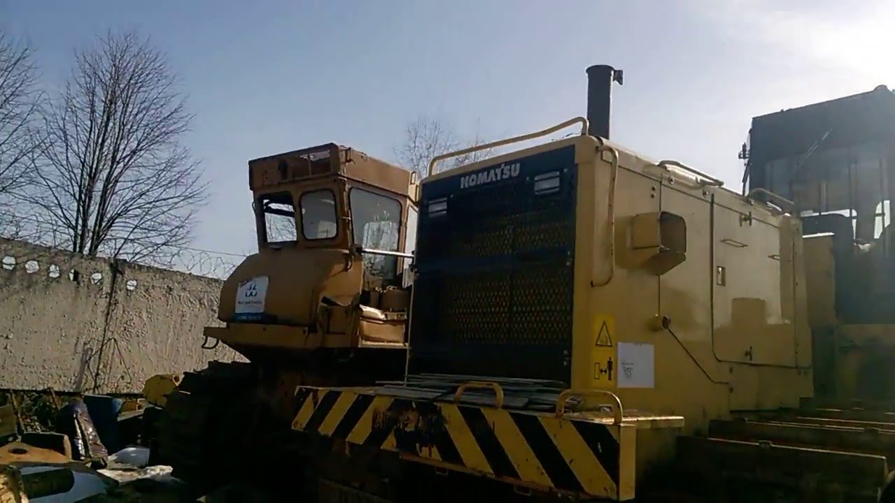 Трубоукладчики KOMATSU D355C-3DA - YouTube
