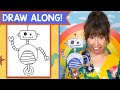 How to Draw a Robot | Step by Step Easy Drawing for Kids