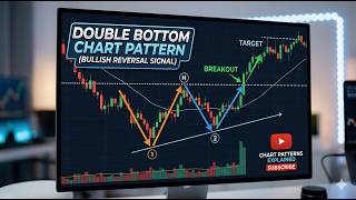 Double Bottom Pattern Explained 🔥 | 90% Traders Miss This Entry! #sharemarket #tradingtips