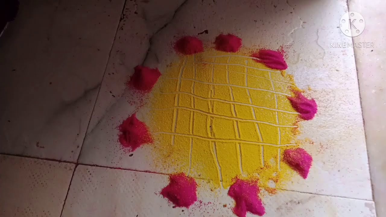 Iji Rangoli Rangoli banana sabse iji - YouTube
