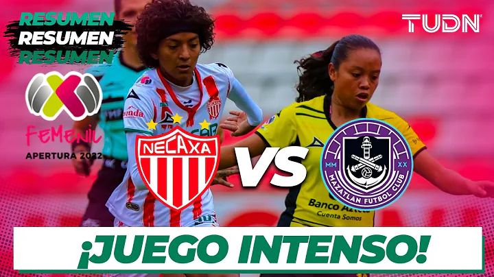 Resumen y goles | Necaxa VS Mazatln | Liga Mx Femenil AP2022 -J3 | TUDN