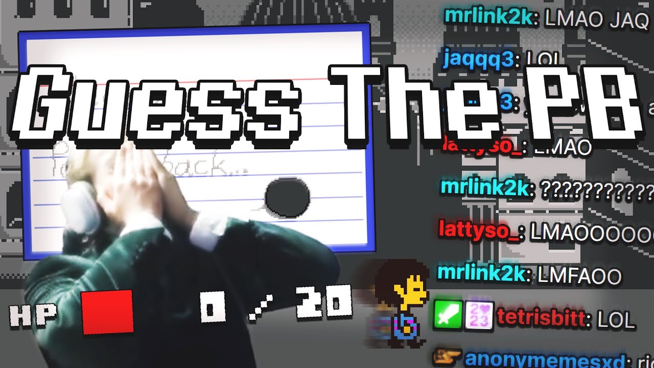 Undertale GUESS the PB!!