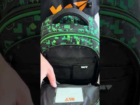 Рюкзак шкільний напівкаркасний Yes S-91M Minecraft TNT 550252, видео 1