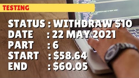 $60.05 WITHDRAW $10 | 22 may 21 p6 | Free Binary Bot Deriv Simple Strategy Trading Profitable