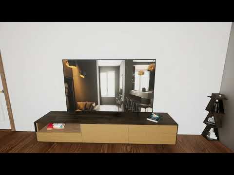unreal Engine in interior with interactive 🔥