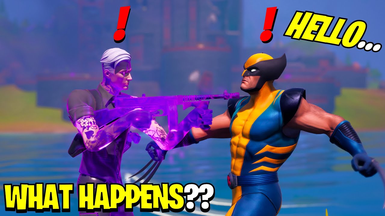 Download What Happens if Boss Midas Meets Boss Wolverine in Fortnite