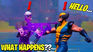 What Happens if Boss Midas Meets Boss Wolverine in Fortnite