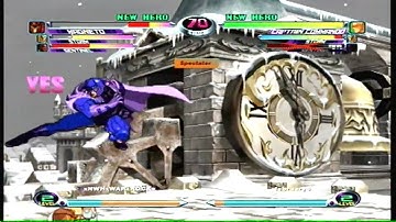 MvC2 (360) Online Player Matches -  xNWHxWARxROCKx(MSS) vs february6(thrax)  #515
