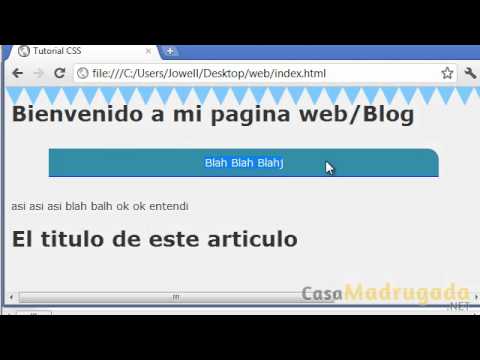 Tutorial XHTML y CSS - 31 - ID-Identificacion etiquetas