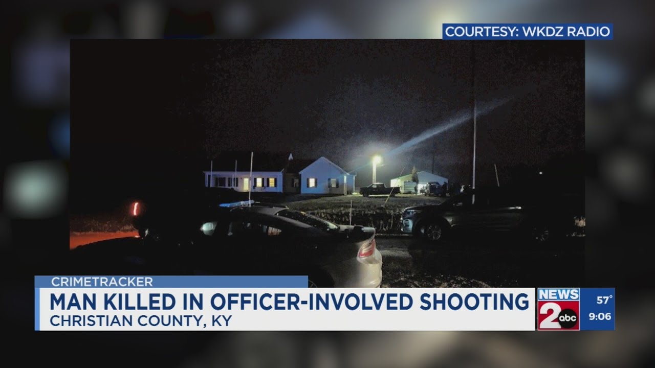 Man killed in officer-involved shooting in Christian County - YouTube