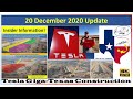 Tesla Gigafactory Texas 20 December 2020 Cyber Truck & Model Y Factory Construction Update (08:30AM)