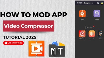 HOW TO MOD VIDEO COMPRESSOR USING MT MANAGER TUTORIAL FULL STEP