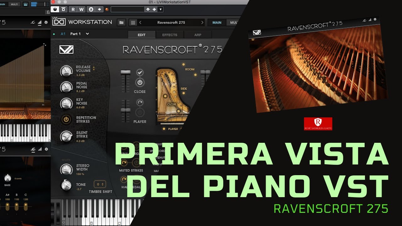 Ravenscroft 275 VI Labs Piano VST | Demo 2022