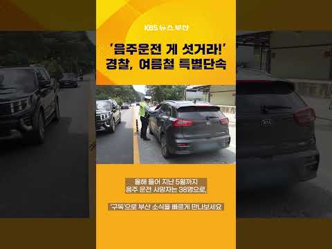 경찰, ‘여름 휴가철’ 맞아 음주·약물 운전 특별단속 #뉴스7 #음주운전 #휴가