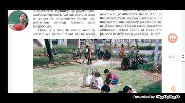 Class VIII Science 12-10-2021 by Ms Mridulata upadhyay Pollution of air and water