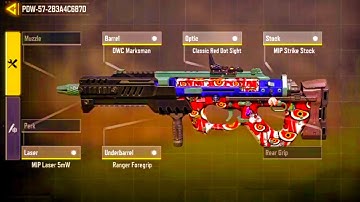 PDW-57 Best Loadout CODM | Highest Mobility & Damage Build 2025 🔥#codm #gaming 