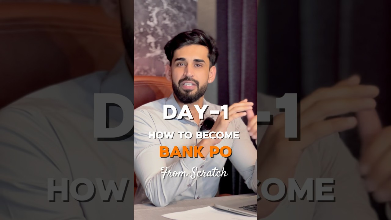 DAY 1 &bull; How to become BANK PO from scratch ✨