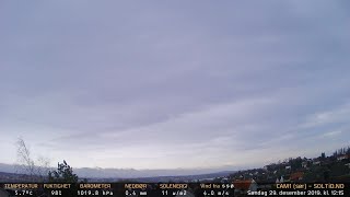Timelapse Cam 1 - 29. desember 2019