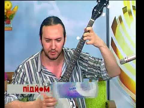Une reprise de Renaud au banjo en live à la télé Ukrainienne