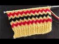 Double colour sweater design  very easy and beautiful