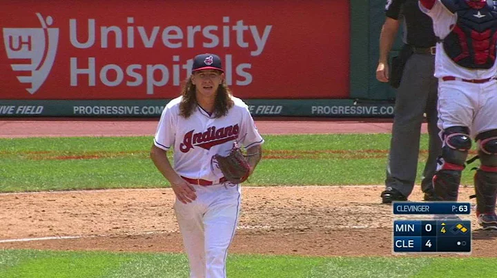 MIN@CLE: Clevinger fans Escobar in the 4th