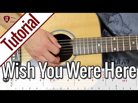 Pink Floyd - Wish You Were Here | Gitarren Tutorial Deutsch