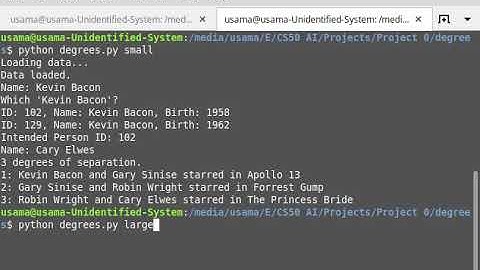 CS50 AI Project 0  Degrees
