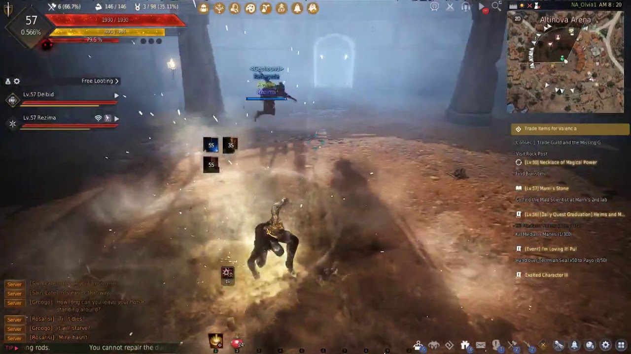 Black Desert Online Endgame PVP Striker Vs Ninja YouTube