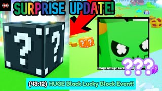 ? New SURPRISE LUCKY BLOCK UPDATE In PET SIM X (NEW HUGE) | Roblox