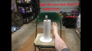 Walmart Clearance Better Homes Gardens Marble Paper Towel Holder Acacia Wood I DONT LIKE IT and fix