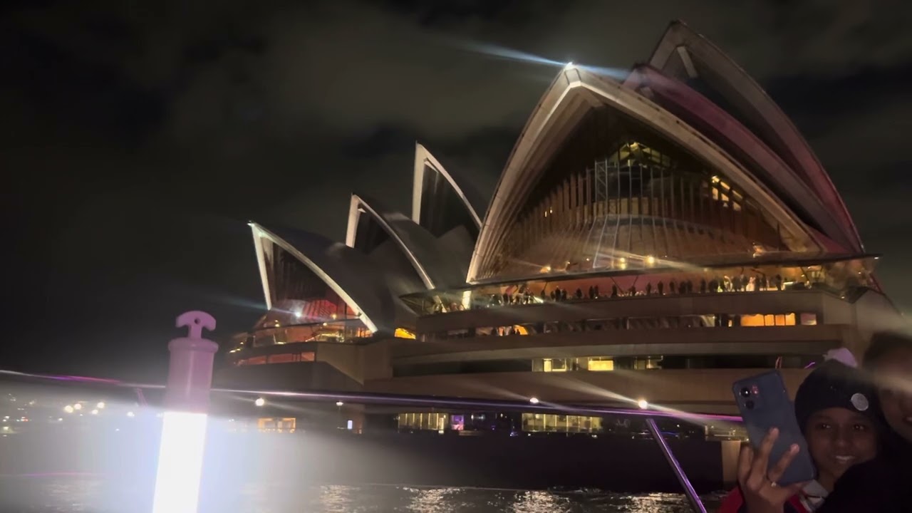 Vivid Sydney cruise