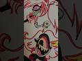 I drew Cherribomb &Niffty with Posca Makers. #hazbinhotel #cherribomb #nifty #medamaoyaji #posca