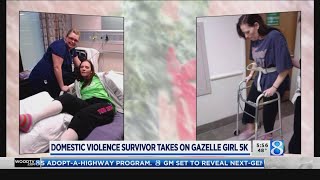 Domestic violence survivor prepares for 5K race