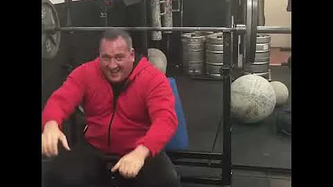 David Larremore 51 yrs old in52 yrs old 225lbs for  12 reps no spot