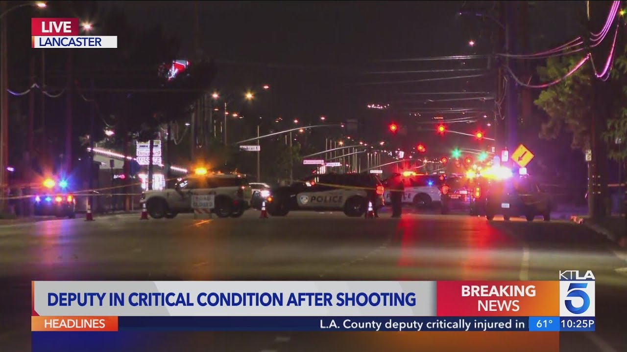 Deputy in critical condition after shooting - YouTube