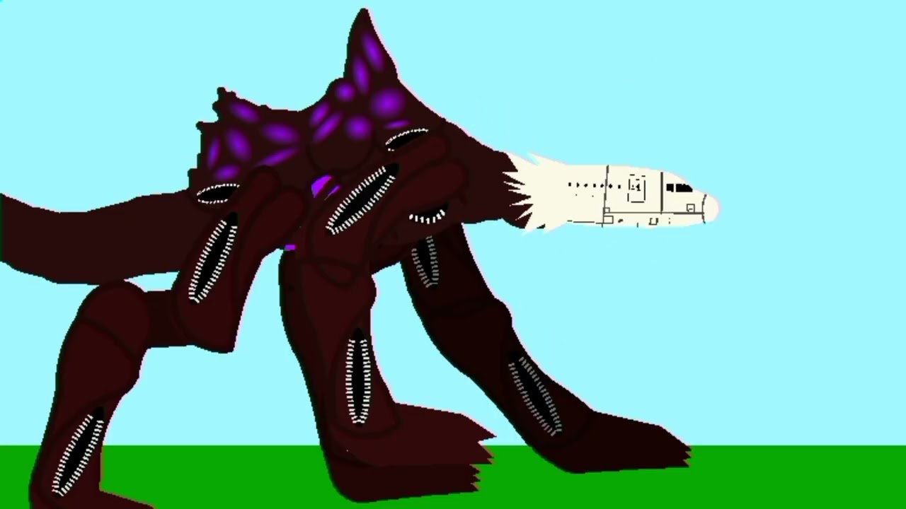 Infected sky Vs Ender colossus (stick nodes pro animation) part 3