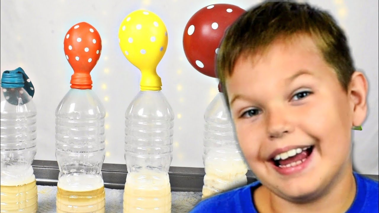 Experiment with yeast, sugar and salt. - YouTube