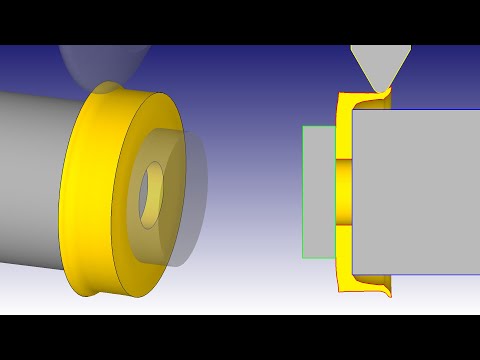 Cup Flowforming Simulation