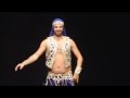 Jamil Male Belly Dancer - Drum Solo @ Aether